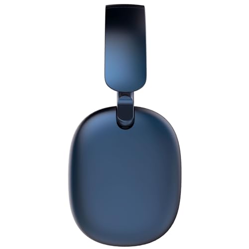 C6 Active Noise Cancelling Headphones, Wireless Over Ear Bluetooth Headphones, 60H Playtime, Lightweight Folding Deep Bass Comfort Fit Ear Cups Headset with Mic for iPad/Travel/PC/Home Blue - color: Blue