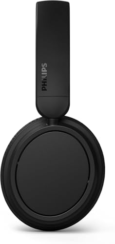 Philips H5209 Wireless Headphones,Over-Ear Bluetooth Headphones with Dynamic Bass,Clear Call, 65 H Battery Life,Fast Charging,Soft Ear Cups, Bluetooth 5.3, App Control, Lightweight,Black - style: H5209 Over-ear Headphone