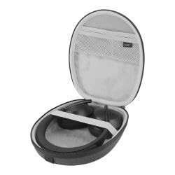Geekria Shield Headphones Case Compatible with Bose QC Ultra II, QC 45/35/25/15/SE and More, Replacement Protective Hard Shell Travel Carrying Bag with Cable Storage (Grey) - color: Grey