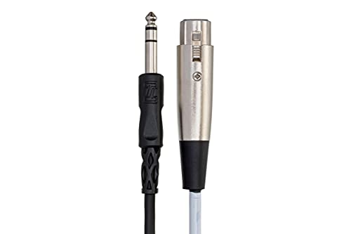 Hosa PXF-115 Unbalanced Interconnect, XLR3F to 1/4 Inch TS, 15 Feet - size: 15 feet