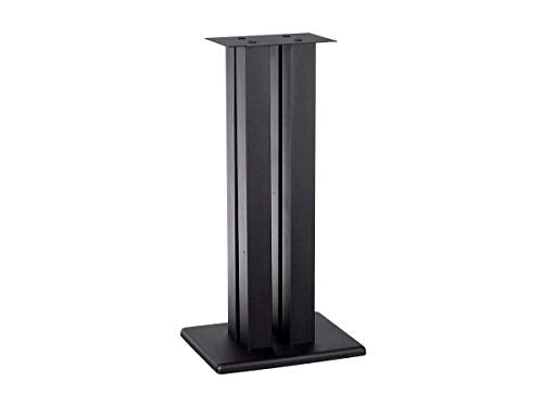 Monolith 24 Inch Speaker Stand (Each) - Supports 75 lbs, Adjustable Spikes, Compatible With Bose, Polk, Sony, Yamaha, Pioneer and others, Black - size: 24 Inch