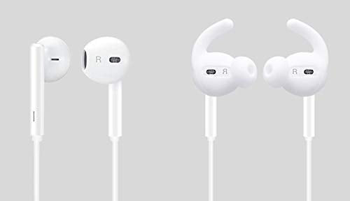 Zotech Ear Hooks Covers, 3 Pairs, Compatible with Apple AirPods 1st/2nd/3rd/4th Gen & EarPods, Secure Fit Earbud Tips, White