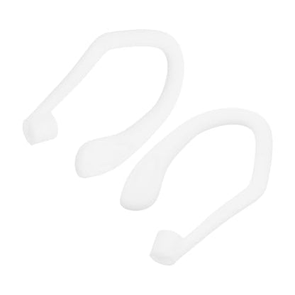 OSALADI 1Pair Silicone Ear Hooks for Earbuds Slip Design for Running Gym Jogging Cycling Secure Fit Compatible with Various Models