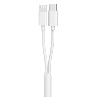 [Apple MFi Certified] Lightning USBC to 3.5 mm Headphone Jack Adapter | iPhone Headphones Aux Audio Dongle USB C Type C to 3.5 Female Adapter for iPhone 17 16 15 14 13 Pro Max 12 11 XS XR 8 7