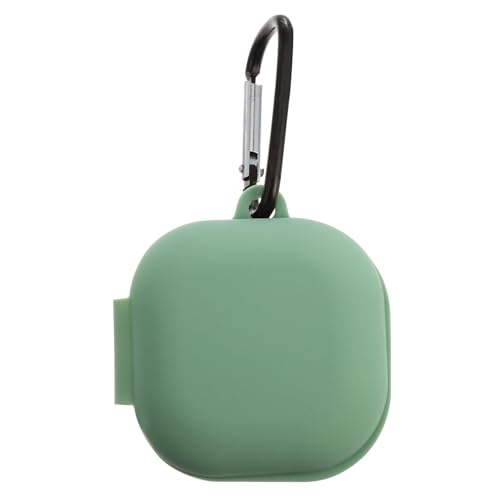 Protective Earphone Case for Earbuds Matcha Green Silicone Cover with Charging Moisture and Scratch Resistant Headphone Case for Earphones