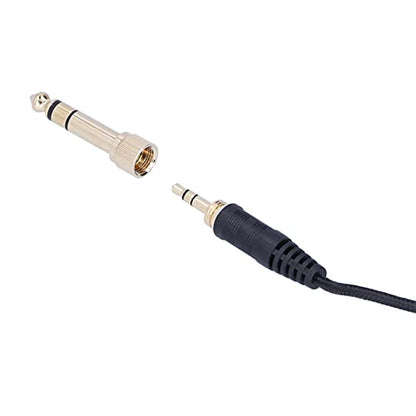 2.5mm to 3.5mm, 2.5mm to 6.35mm Male to Male Headphone Audio Cord Connector for Shure SRH440 SRH840 SRH940 SHP9000 SHP8900 Etc