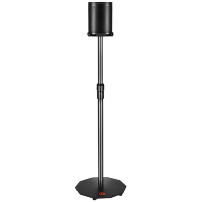 Floor Stand for Sony BRAVIA Theater Rear 8 SA-RS8 | Also Compatible with Sonos One SL | Height Adjustable (25.6”-40.2”) | Heavy Duty 6mm Steel, 33lb Load, Cable Management