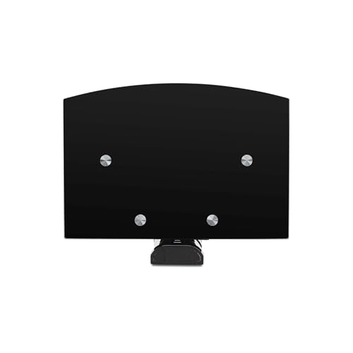 StarTech Dual Floating Wall-Mounted AV Shelves, Tempered Glass Shelves | Adjustable Height Shelf For Under TV AV Equipment, 2B-WALL-MOUNT-SHELF - style: Dual