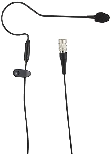 Audio-Technica PRO 92cW Omnidirectional Condenser Headworn Microphone (Black) - color: Black
