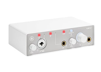 Yamaha 2-in/2-out USB-C Audio Interface with 24-bit/192kHz Support, 1 Combo/1 TRS inputs, Direct Monitoring, Loopback, and Steinberg Software Suite, White UR12MK3 W - color: White, style: UR12MK3