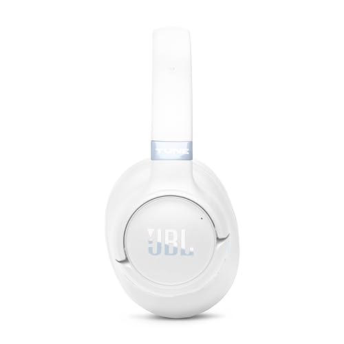 JBL Tune 780NC - Noise Cancelling Headphones - White | Hi-Res JBL Pure Bass Sound plus Spatial Sound, Adaptive Noise Cancelling with Smart Ambient - color: White