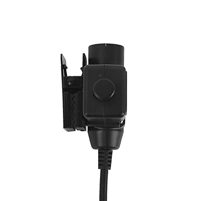 U94 PTT System Adapter Headset Adaptor Compatible with Hytera HYT pd602i pd682i pd662i hp602 hp682 bd519 bd6302 pd680 x1p x1e (Military NATO US Wiring,Wired,Black)