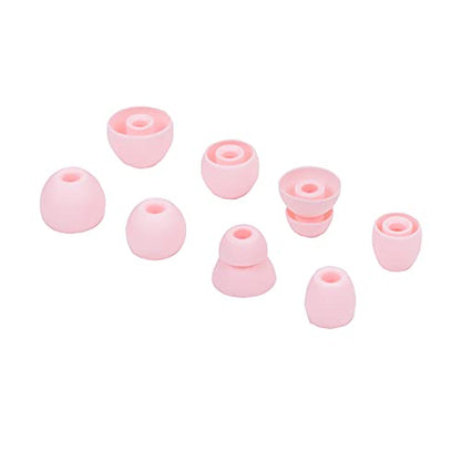 Replacement Eartips Silicone Earbuds Buds Set for Powerbeats Pro Beats Wireless Earphone Headphones,4 Pair (Pink) - color: Pink