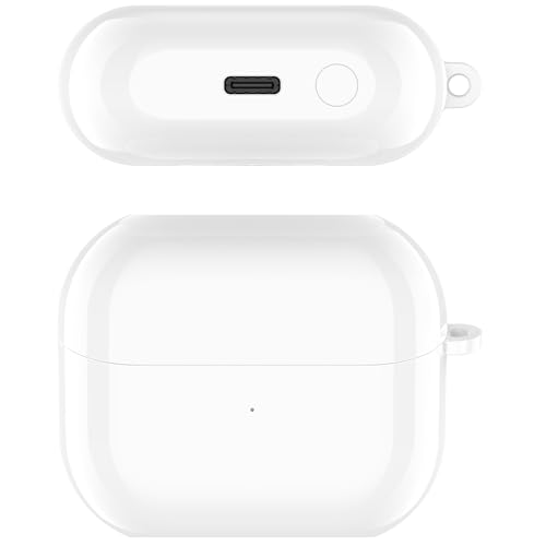 Charging Case for Samsung Galaxy Buds 3, Replacement Charger Case Dock Charging Box with USB C Cable for Galaxy Buds 3 (SM-R530) Earbuds (White) - color: White