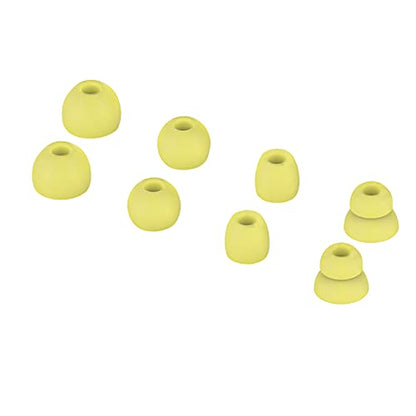 8pcs Eartips Earbuds Eargels Replacement for Beats Powerbeats Pro, BeatsX, Urbeats, Flex Wireless Earphones(Yellow) - color: Yellow