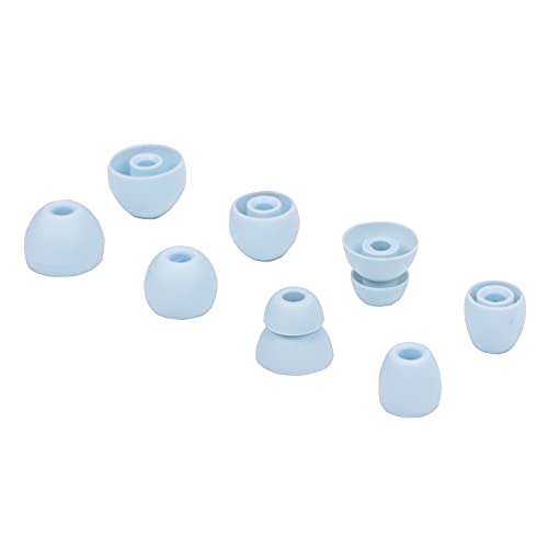 Replacement Eartips Silicone Earbuds Buds Set for Powerbeats Pro Beats Wireless Earphone Headphones,4 Pair (Blue) - color: Blue