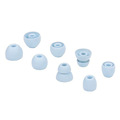 Replacement Eartips Silicone Earbuds Buds Set for Powerbeats Pro Beats Wireless Earphone Headphones,4 Pair (Blue) - color: Blue
