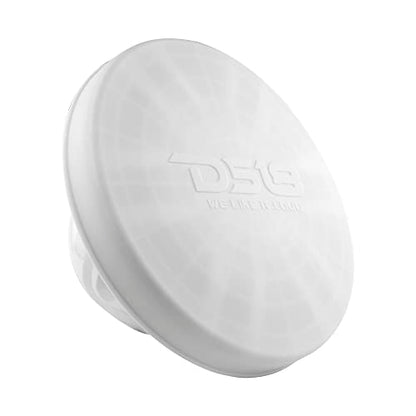 DS18 Hydro CS-10/WH 10" Silicone Marine Speaker Cover - Water, Dust and UV Rays Protection - Compatible with Tower Speakers - Great Durability - Special Edition (Pair) - color: White, size: 10 Inches