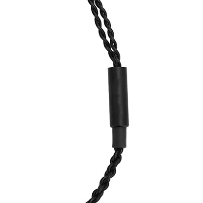 FILFEEL 0.78mm 2 Pin Earbuds Upgrade Cable with HD Mic, 3.5mm Right Angle Plug Replacement Wire for in-Ear Monitors, Enhanced Bass & Clear Calls,