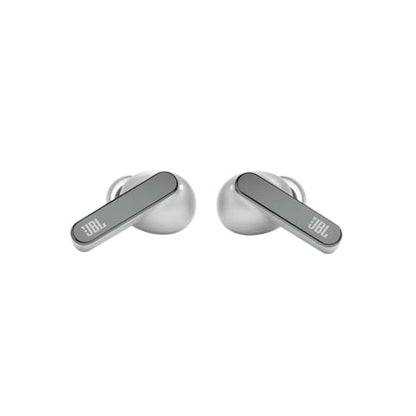 JBL Live Pro 2 TWS - Noise Cancelling Earbuds - Silver | JBL Signature Sound, True Adaptive Noise Cancelling with Smart Ambient, 40 1030 hours of playback with wireless charging - color: Silver
