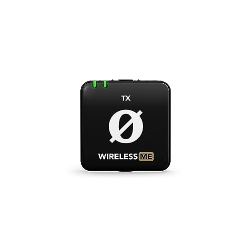 RØDE Wireless ME TX Ultra-compact Wireless Transmitter with Built-in Microphone, On-board Recording and up to 200m Range for Filmmaking, Interviews and Content Creation (Transmitter Only) - style: WIME TX
