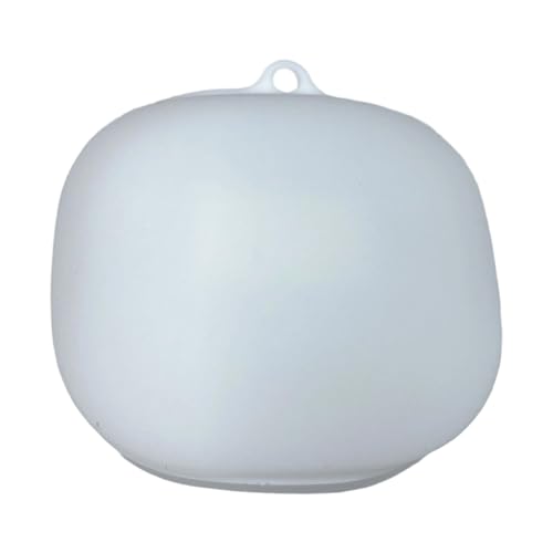 Lightweighted Silicone Shell Case for Headsets Charging Box Cover Charging and Full Body Protections Shockproof Case for Headsets - color: White