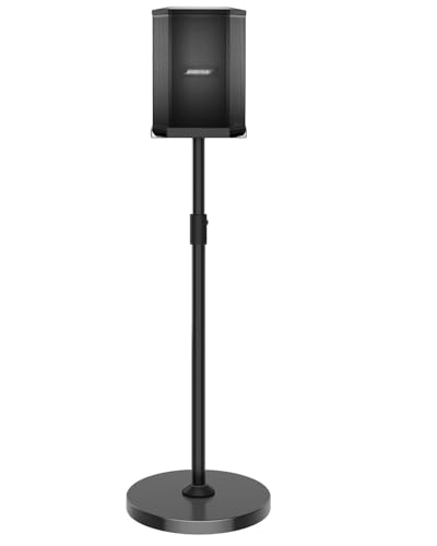 New Upgrade Height Adjustable Speaker Stand for Bose S1 Pro / S1 Pro Plus / S1 Pro+, Extends 45" to 54", Holds up to 20LBS, Heavy Duty Speakers Stands for Bose, Easy to Install, with Screws