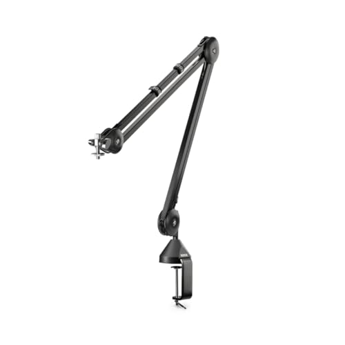 RODE PSA 1 Professional Desk-Mounted Studio Boom Arm Pair for Two-Person Podcasting and Streaming - Bundled with StreamEye Polishing Cloth