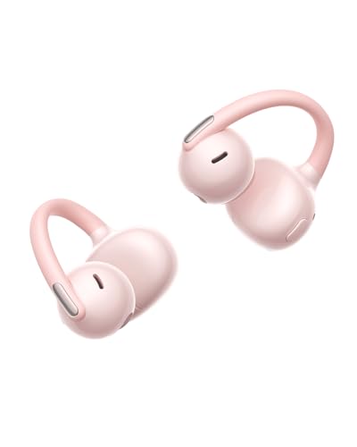 Baseus Bowie MC2 Air Open Ear Clip-on Earbuds, CloudComfort Air Cushions for Workout Running, 11mm Drivers Super Bass 2.0, IP67 Waterproof, 40H Playtime, Flexible Secure Fit Earbuds - color: Pink
