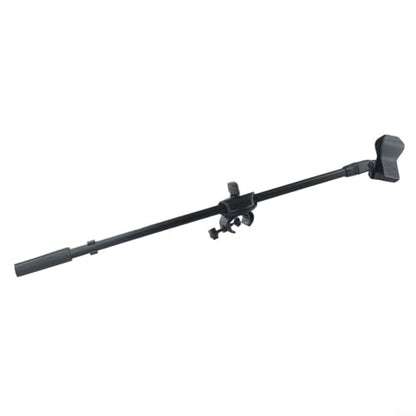 Adjustable Microphone Stand Boom Arm Mount With Holder Extension Bracket 360 Degree Rotating Desktop Mic Stand Clip For Studio Broadcasting Recording Live Streaming 55CM Length(Mic Clip B) - size: Mic Clip B