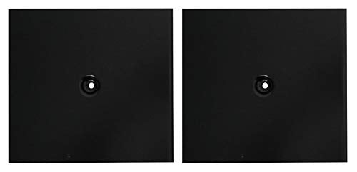 Rockville RVSM1 Black Pair Adjustable Height Studio Monitor Speaker Stands | 33"-45" Height Range, 80 lb Capacity, EVA Isolation Pads, Steel Construction, Security Pin Lock