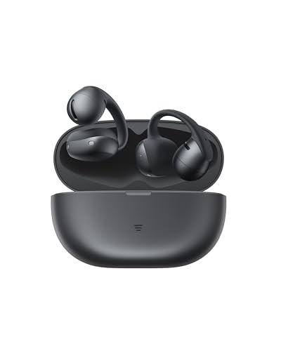SHOKZ OpenDots Air Open-Ear Clip-On Bluetooth Earbuds, Black, Touch Control - color: Black