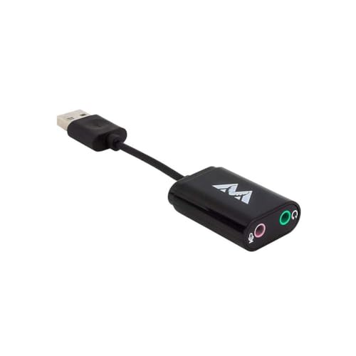 Antlion Audio Mic + Headphone External 3.5mm to USB-A External Sound Card