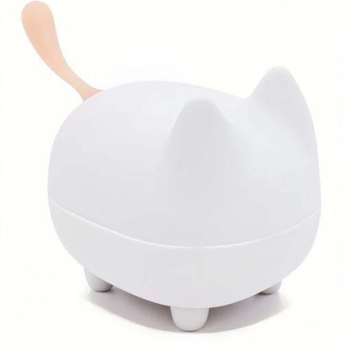 gingo Cute Cat Bluetooth Speaker Mini Wireless Stereo | TWS Pairing, PC Travel - color: White