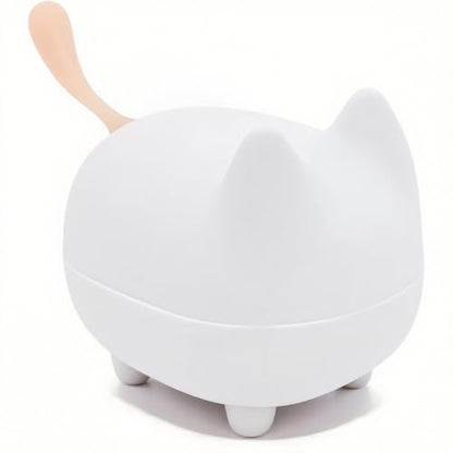 gingo Cute Cat Bluetooth Speaker Mini Wireless Stereo | TWS Pairing, PC Travel - color: White