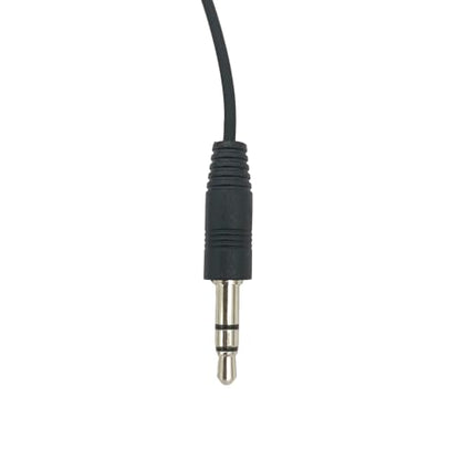2pack Push-To-Talk K1 Cable with Aux 3.5mm Male Adapter PTT Mic for Baofeng UV-5R Retevis RT18 RT19 RT21 RT22 RT27 H-777 Kenwood 2-Pin Radio Connecting to Headset Earmuffs with 3.5mm Audio Jack