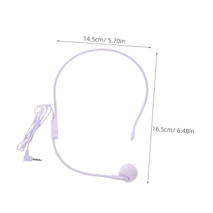 Wired Headset Microphone Vibrant Comfortable Ear Hanging Design for Musicians Voice Amplifiers and Live Performances High Sensitivity Instrument Pickup for Audio