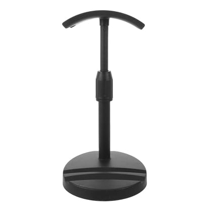 GANAZONO Headset Stand with Phone Holder, Dual Slot Plastic Headphone and Phone Organizer, Adjustable Desktop Stand for Gaming Desks and Workspaces, Prevents Scratch and Keeps Devices Neat
