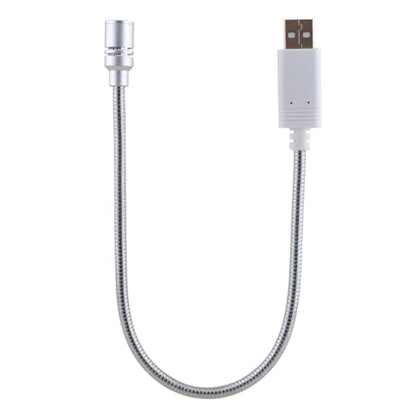 Portable USB Microphone with Compact Design for Laptop and Desktop Computer, Aluminum Alloy Material, Silver Color, for Gaming and Meeting Use