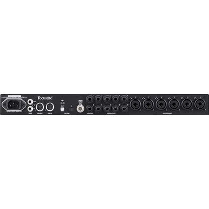 Focusrite Clarett+ 8Pre Rackmount 18x20 USB-C Audio/MIDI Interface Bundle with Kellards MID-P10T Pro MIDI to MIDI Cable 10 Feet (2 Pack), Kellards XLR-P20T Pro 20 ft XLR Microphone Cable (2 Pack)