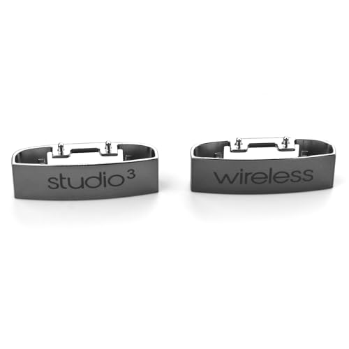 Studio 3 Hinge Headband Connector Replacement Metal Repair Parts Compatible with Beats Studio 3.0 Wireless Over-Ear Headphones Headband Metal Folding Hinger Clip Cover Pin Repair Kit (Titanium Gray) - color: Titanium Gray