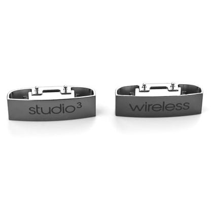 Studio 3 Hinge Headband Connector Replacement Metal Repair Parts Compatible with Beats Studio 3.0 Wireless Over-Ear Headphones Headband Metal Folding Hinger Clip Cover Pin Repair Kit (Titanium Gray) - color: Titanium Gray