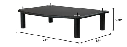 Pangea Audio Vulcan Add-On Shelf with 5.25" Posts Carbon Fiber Vinyl - color: Carbon Fiber Vinyl