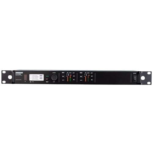 Shure ULXD4D Dual Channel Receiver - for use with ULX-D Digital Wireless Microphone Systems, Transmitters Sold Separately | G50 Band (ULXD4D=-G50) - style: Dual Channel