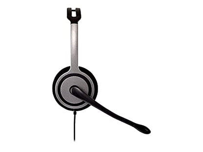 V7 HA212 Lightweight Stereo Headset with Microphone - Black & Grey