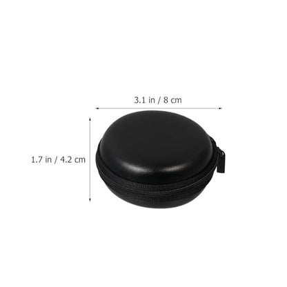 Earphone Storage Bags, PU EVA Headset Cases Waterproof 2 Pcs
