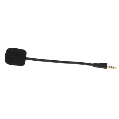 Replacement Game Mic for 1 Detachable Noise Cancelling Microphone, Bendable Gaming Headset Mic Boom with Foam Cover, 3.5mm Gold Plated Plug and Play Microphone for