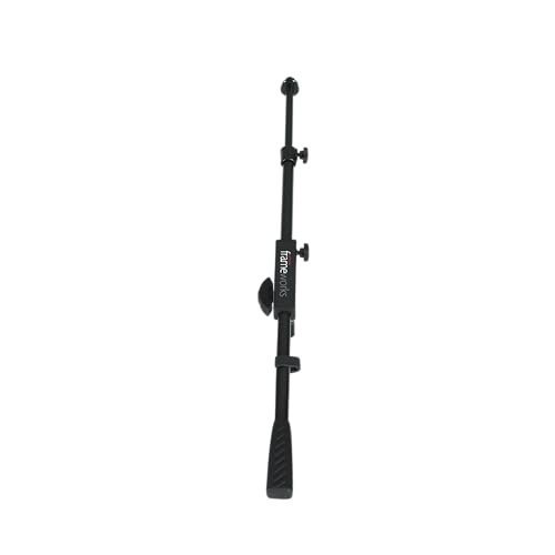 Gator Frameworks Telescoping Boom Arm for Mic Stands (GFW-MIC-0020) | Fits Standard 5/8"-27 Threading, Durable Steel Design, Fully Adjustable, 30" Max Extension, Built in Cable Mangement Clips - style: Telescoping Boom Arm