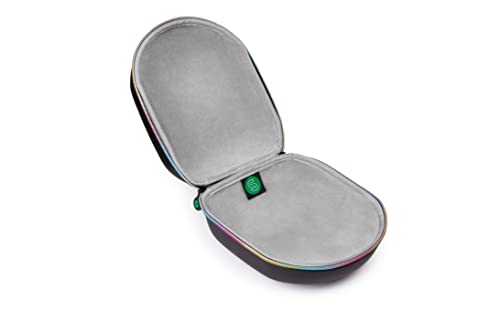 Slappa Gaming Headphone Case with Reinforced Carry Handle & RGB Styled Zipper; Fits Most Folding & Non-Folding Headsets (SL-GAMR-HP-RGB)