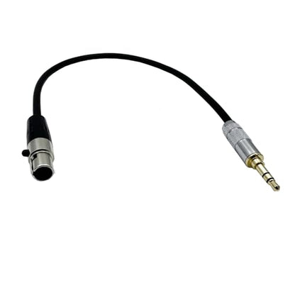 3.5mm to Mini XLR Cable, 4 Pin Mini XLR Female to 1/8 Inch mini Jack TRS Stereo Male Microphone Audio Cable for MP3 Players,Phones,Speakers（30CM/1FT）